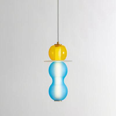 Lioririse Pendant Lamp Colored Glass Modern