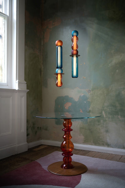 Lioririse Pendant Lamp Colored Glass Modern