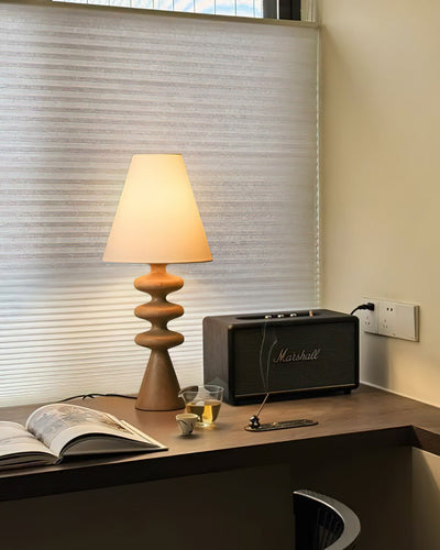 Zelms Modern Wood Table Lamp