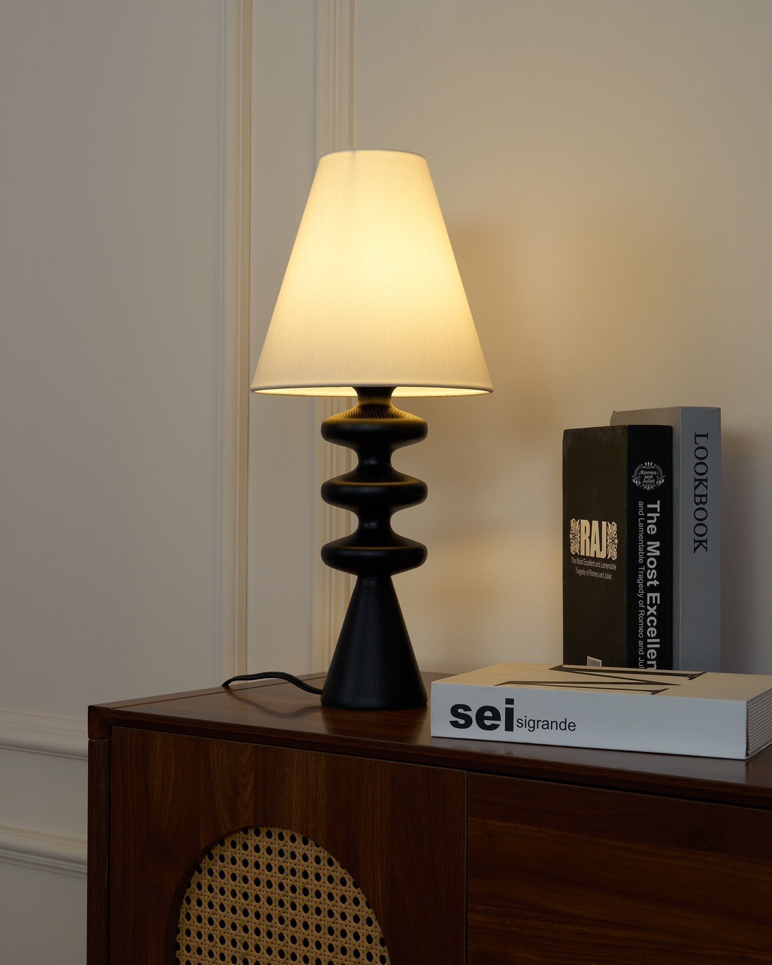 Zelms Modern Wood Table Lamp
