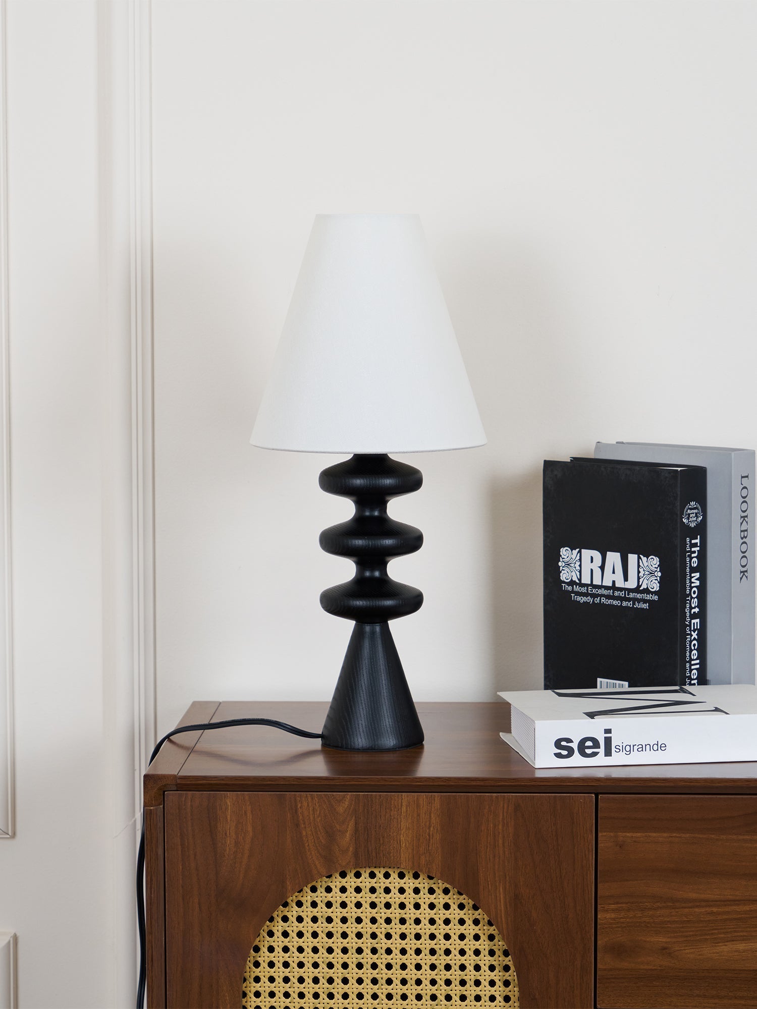 Zelms Modern Wood Table Lamp