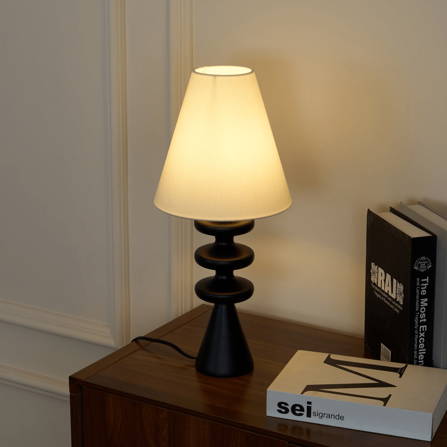 Zelms Modern Wood Table Lamp