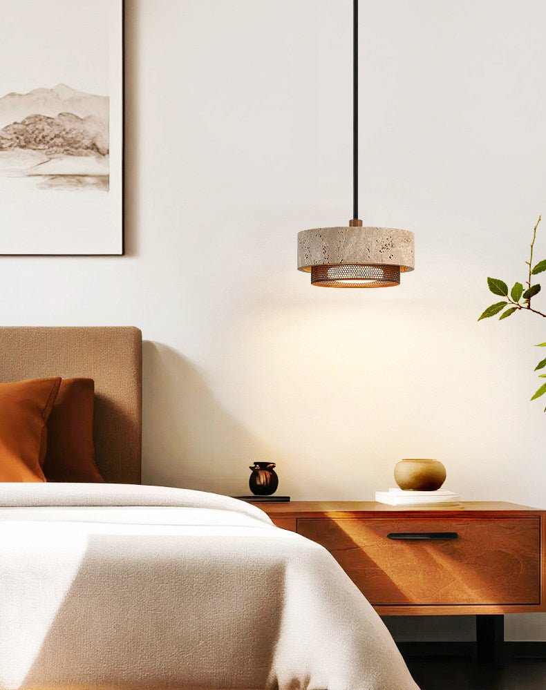 Valoira Travertine Pendant Lamp