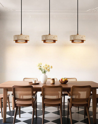 Valoira Travertine Pendant Lamp