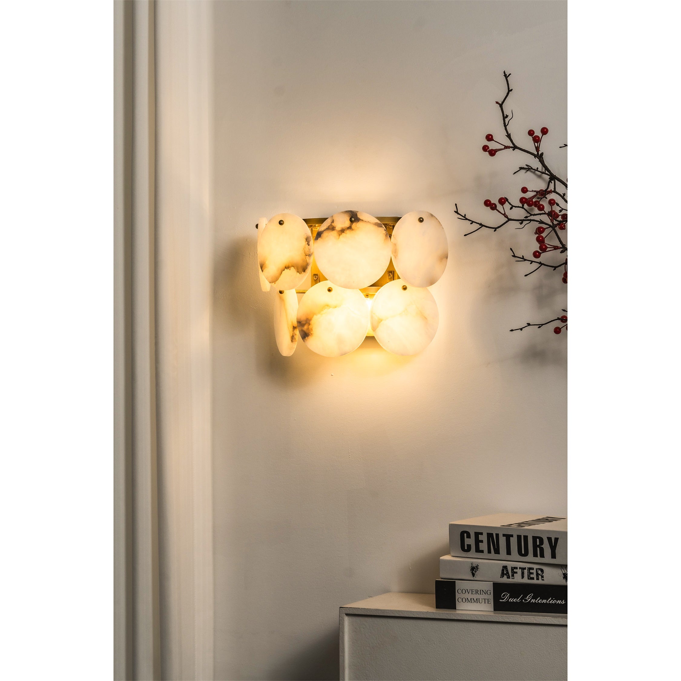 Nivivaya Alabaster Wall Lamp