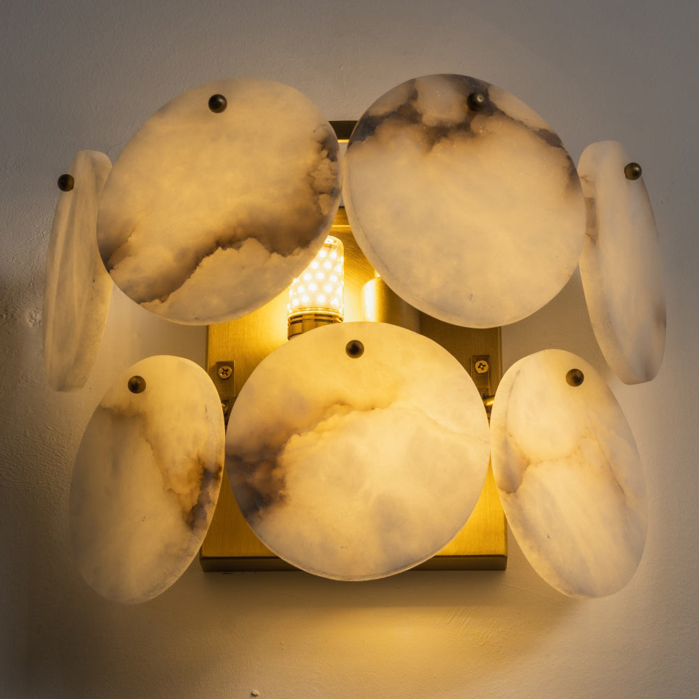 Nivivaya Alabaster Wall Lamp