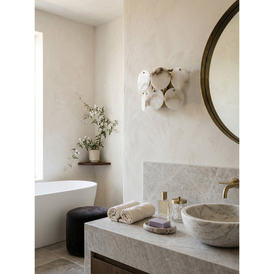 Nivivaya Alabaster Wall Lamp