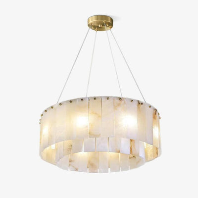 Dovin Alabaster Round Pendant Light