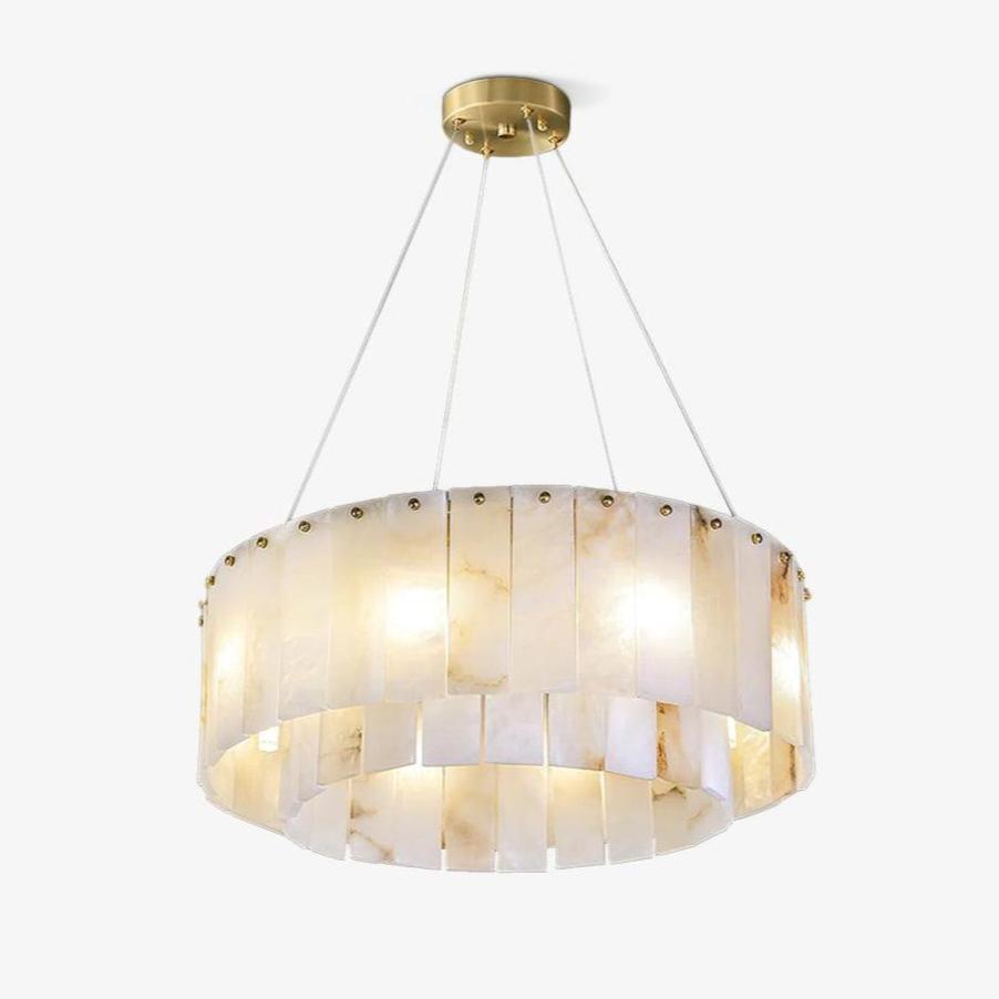 Dovin Alabaster Round Pendant Light