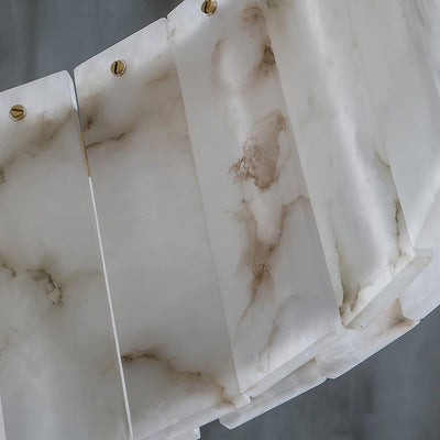 Dovin Alabaster Round Pendant Light