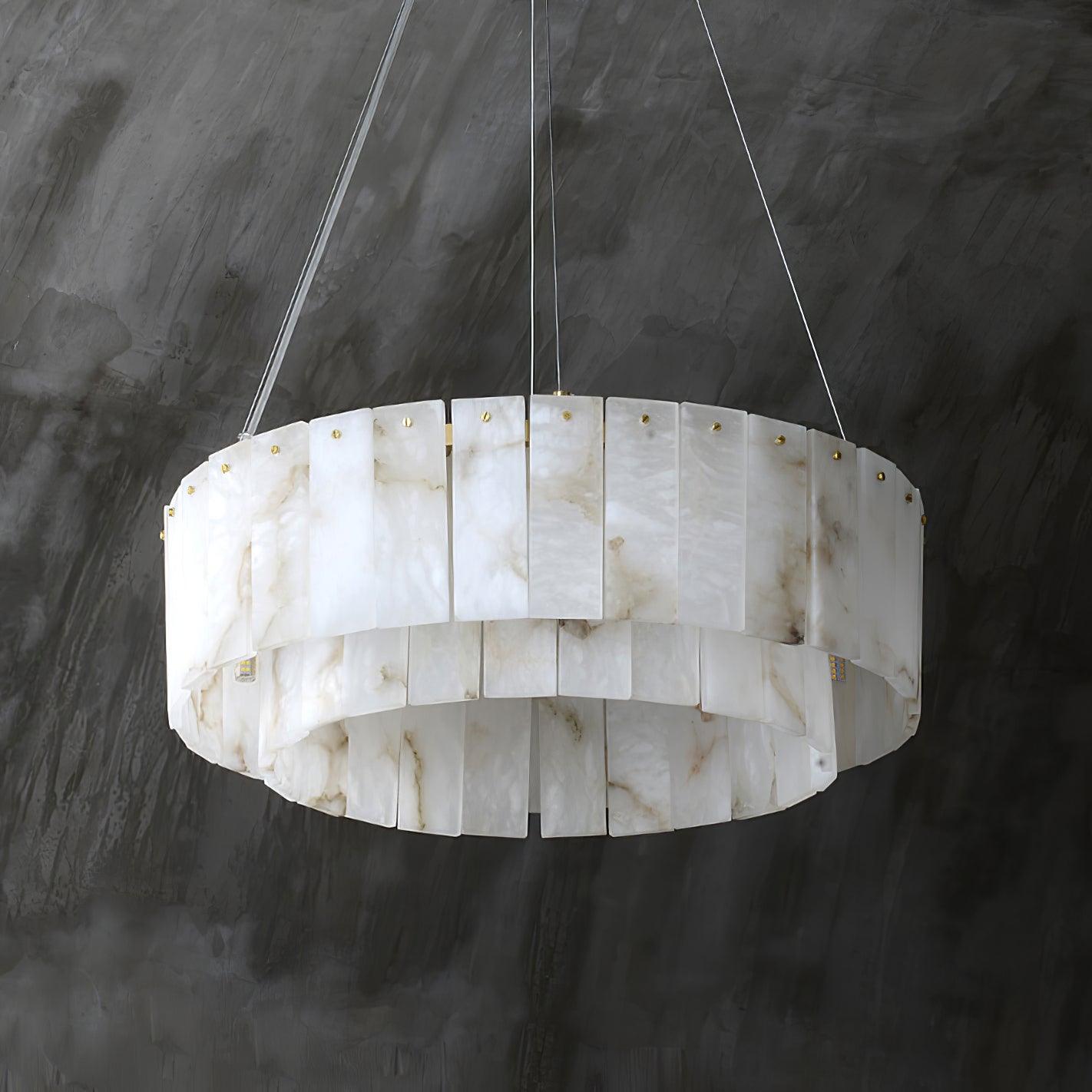 Dovin Alabaster Round Pendant Light
