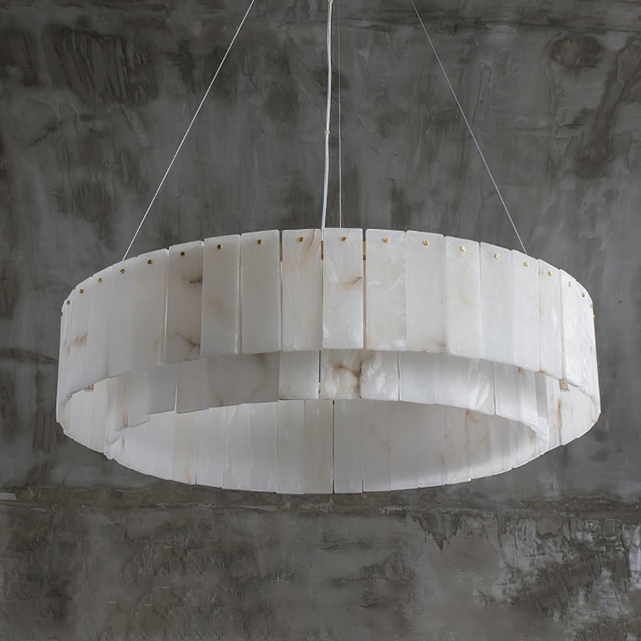 Dovin Alabaster Round Pendant Light