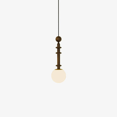 Barvel Wood Industrial Pendant Light