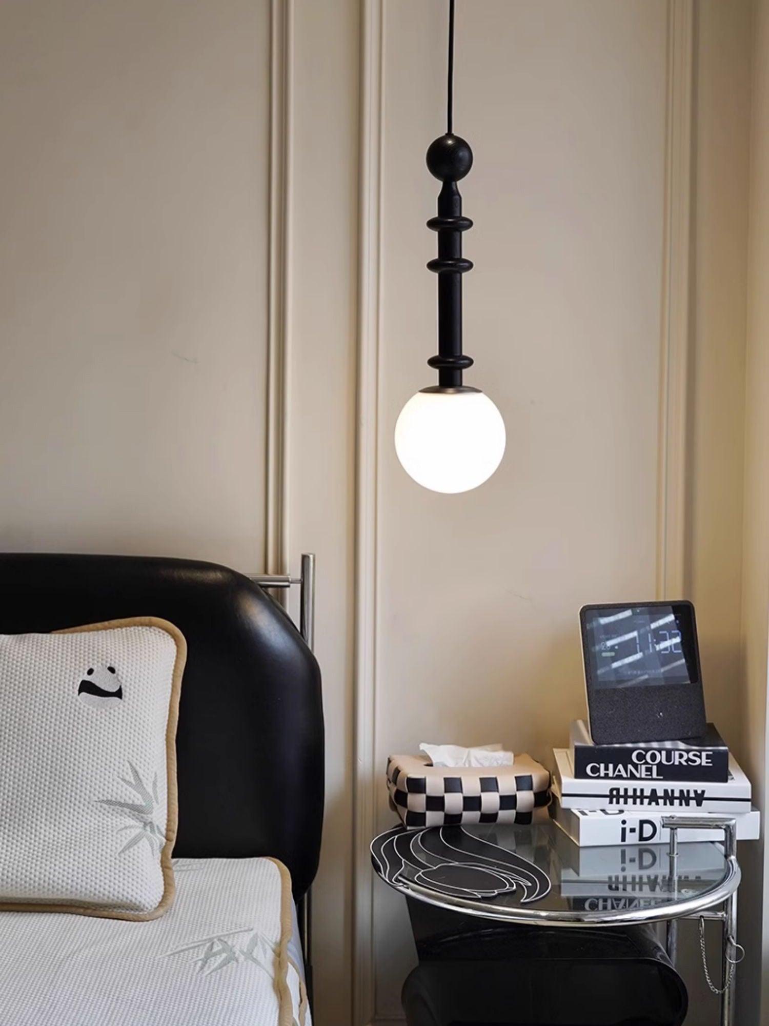 Barvel Wood Industrial Pendant Light