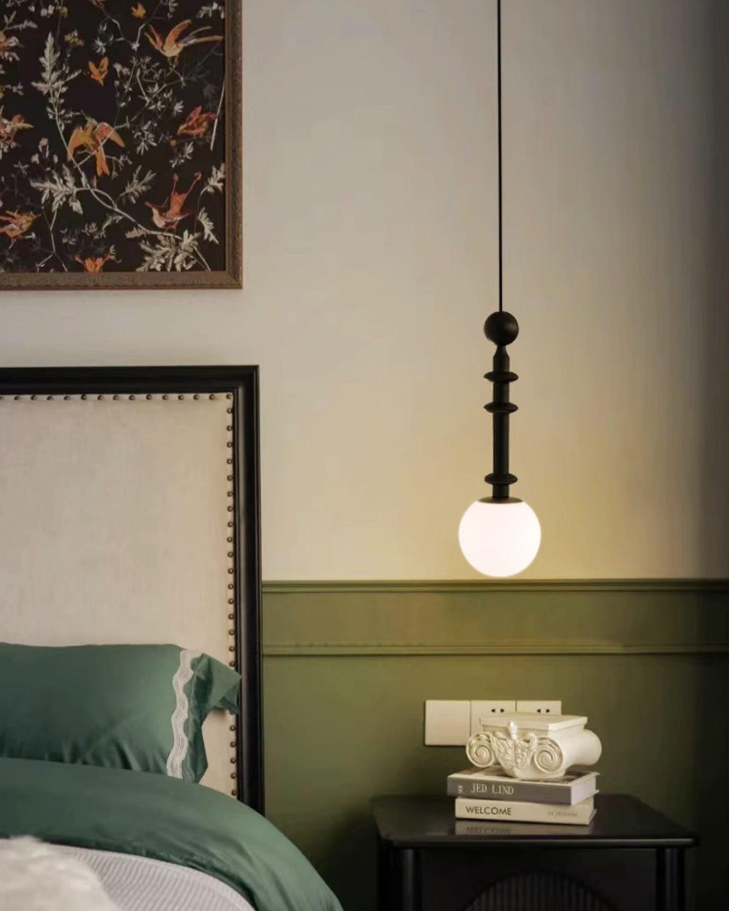 Barvel Wood Industrial Pendant Light