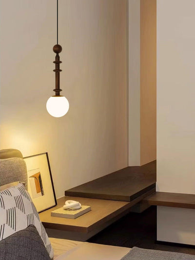 Barvel Wood Industrial Pendant Light