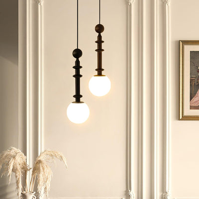 Barvel Wood Industrial Pendant Light