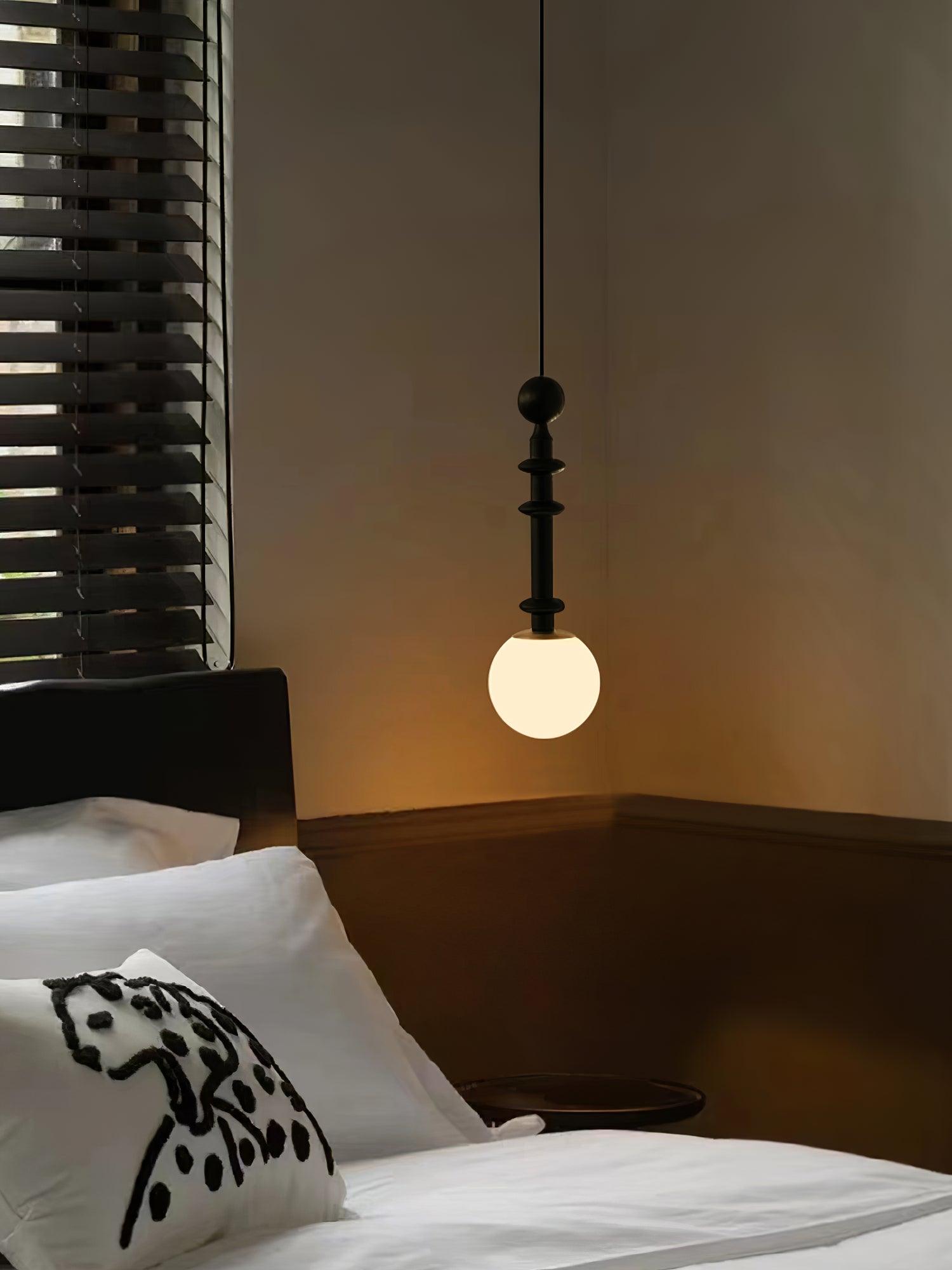 Barvel Wood Industrial Pendant Light