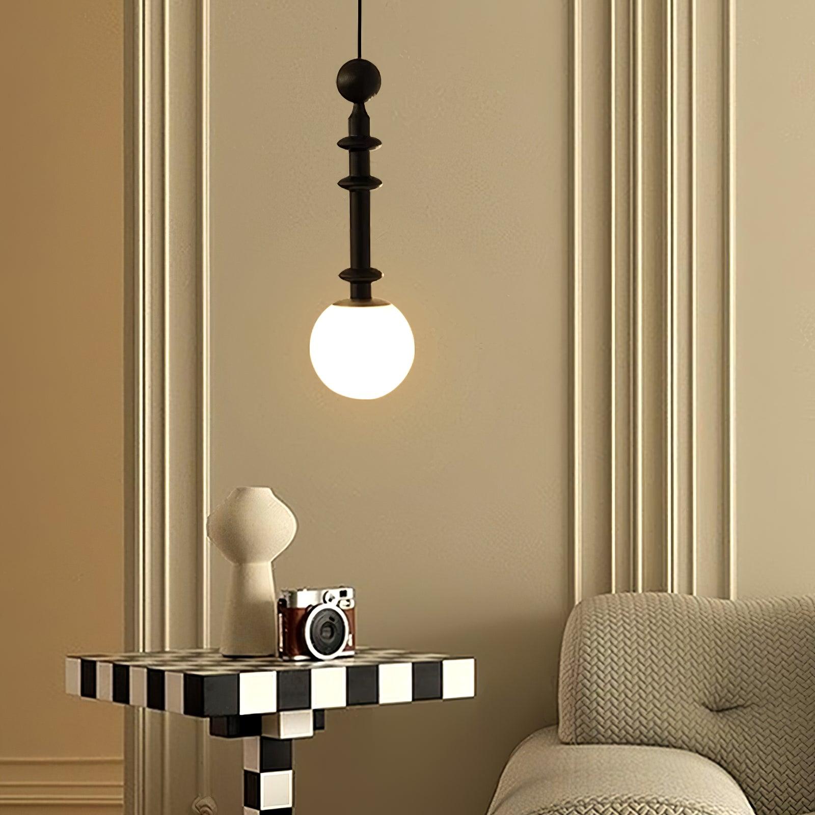 Barvel Wood Industrial Pendant Light