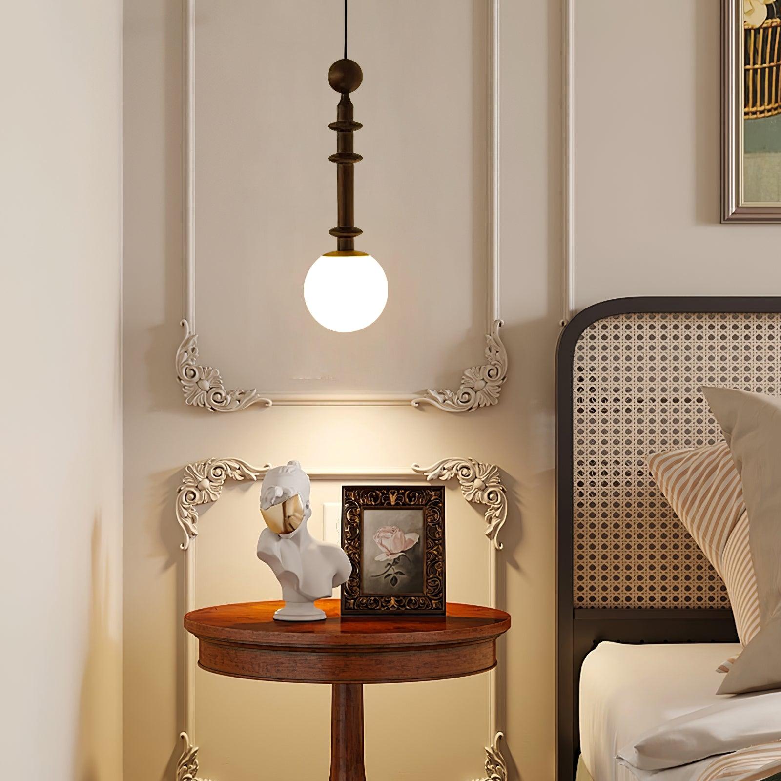 Barvel Wood Industrial Pendant Light