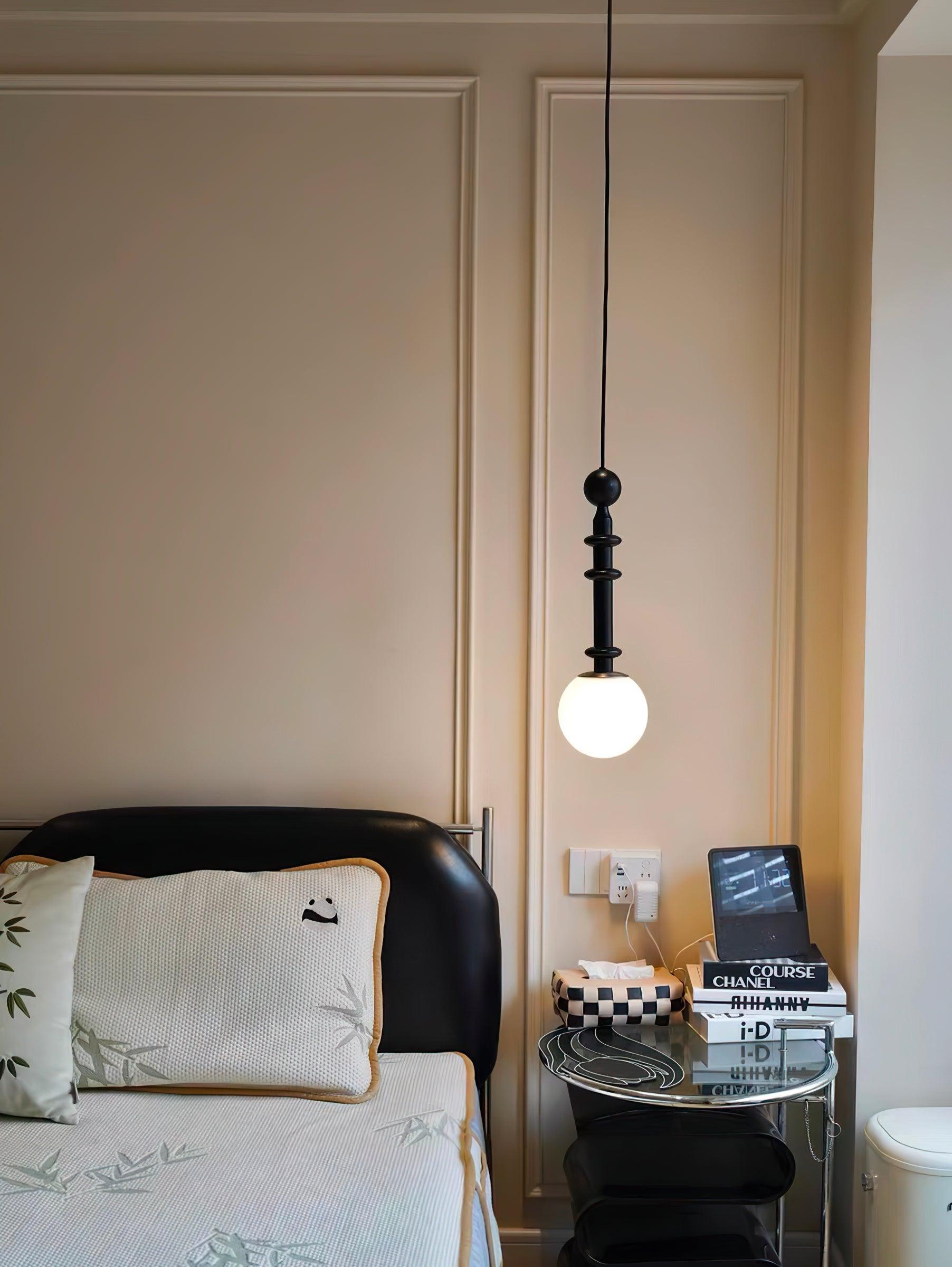 Barvel Wood Industrial Pendant Light
