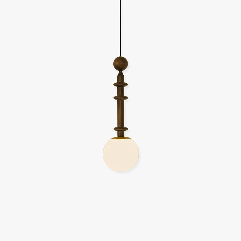 Barvel Wood Industrial Pendant Light