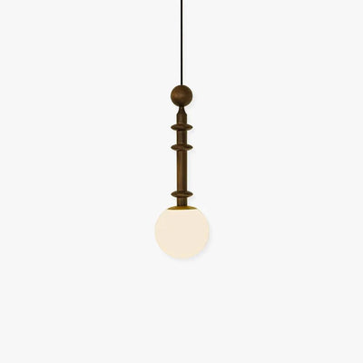 Barvel Wood Industrial Pendant Light