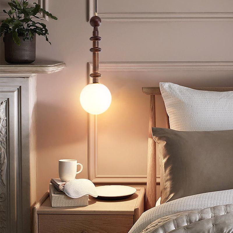 Barvel Wood Industrial Pendant Light