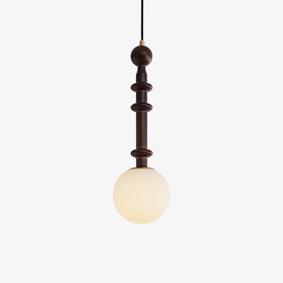 Barvel Wood Industrial Pendant Light