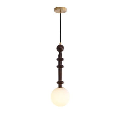 Barvel Wood Industrial Pendant Light