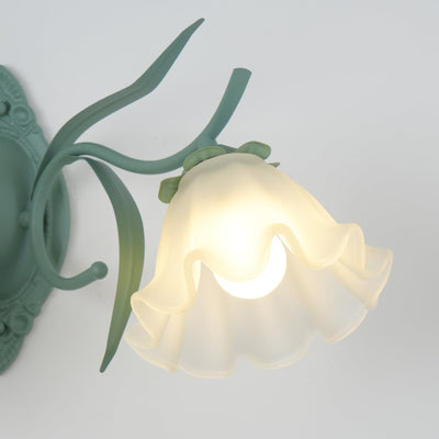 Oly Premium Nordic Art Flared Glass Wall Light