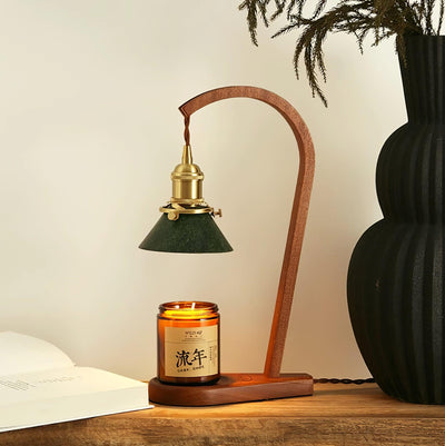 Aldorira Wood Mid-Century Modern Table Lamp