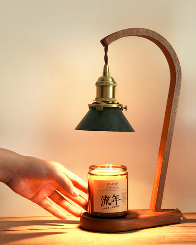 Aldorira Wood Mid-Century Modern Table Lamp