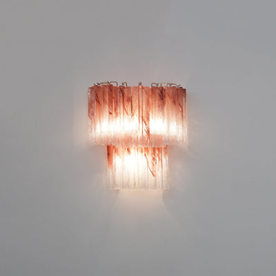 Lioreeria Wall Light Rose Glass Blades Romantic Watercolor