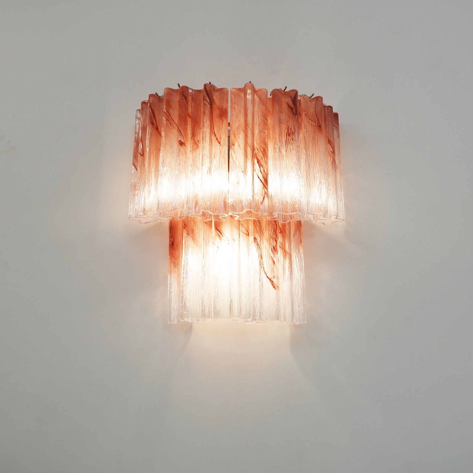 Lioreeria Wall Light Rose Glass Blades Romantic Watercolor