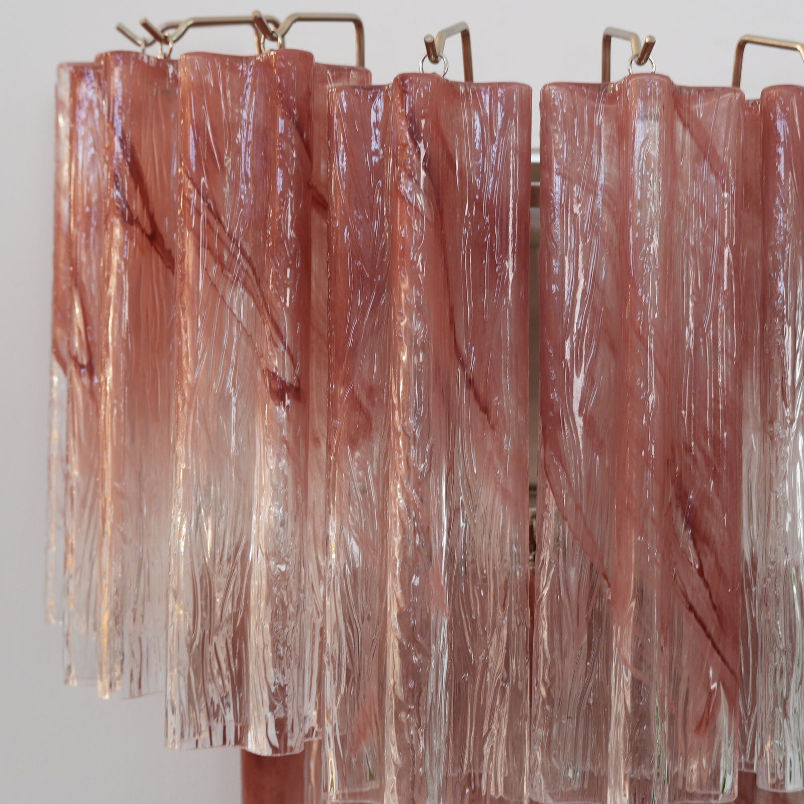 Lioreeria Wall Light Rose Glass Blades Romantic Watercolor