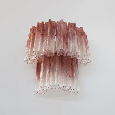 Lioreeria Wall Light Rose Glass Blades Romantic Watercolor