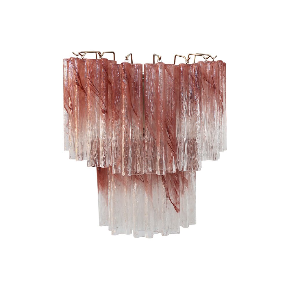 Lioreeria Wall Light Rose Glass Blades Romantic Watercolor