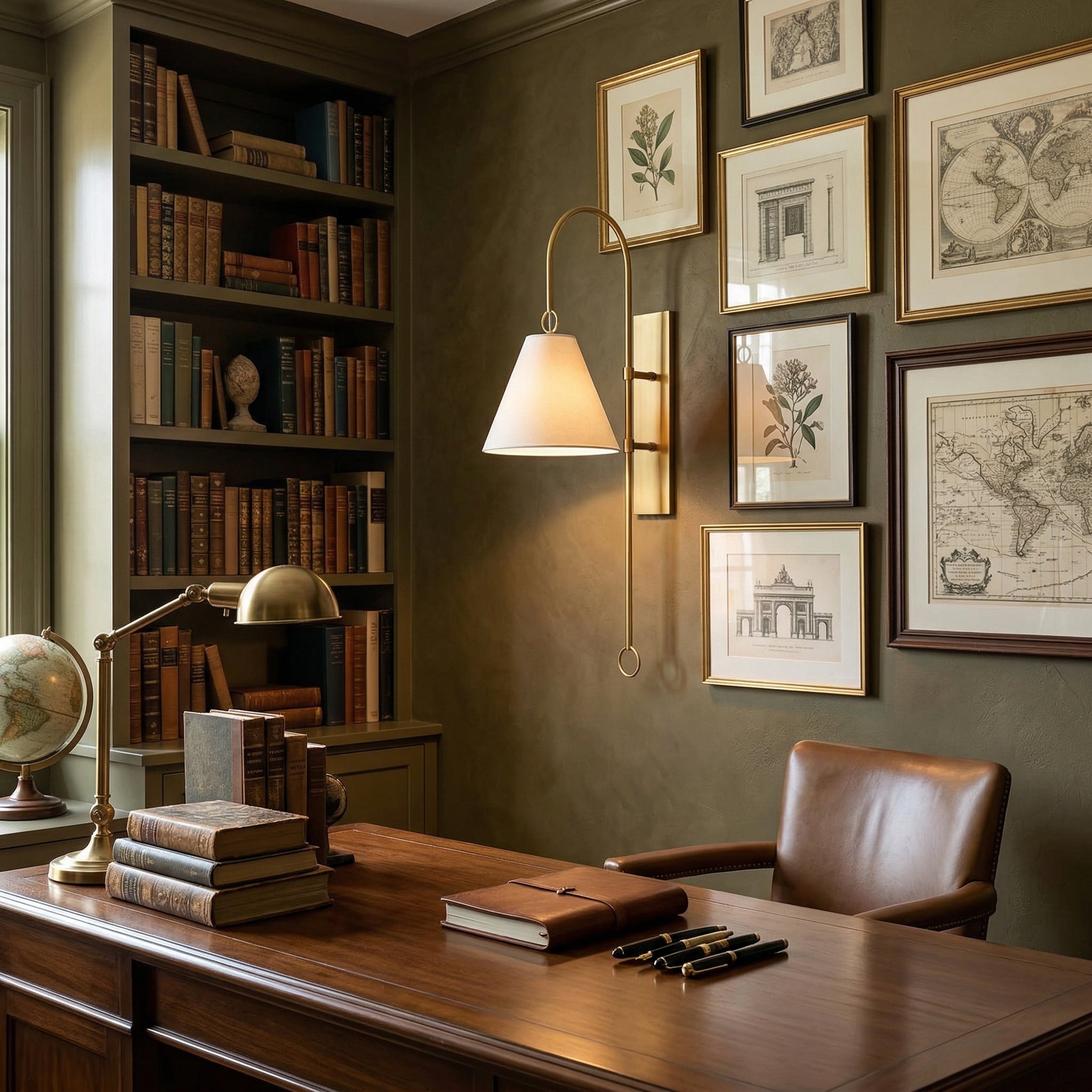 Ravenstead Brass Indoor Wall Light