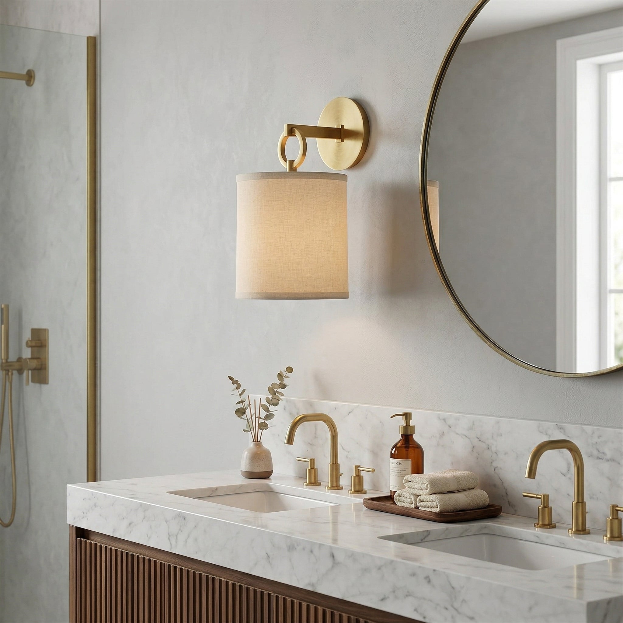 Dovercrest Circle Indoor Wall Light