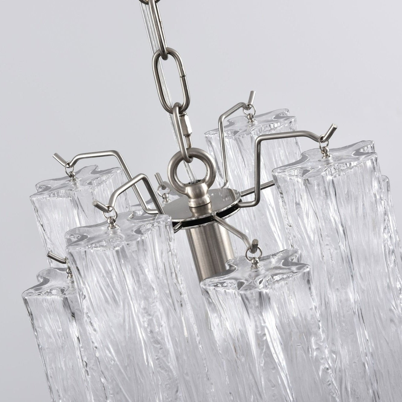 Lioroella Chandelier Pink Gradient Murano Glass