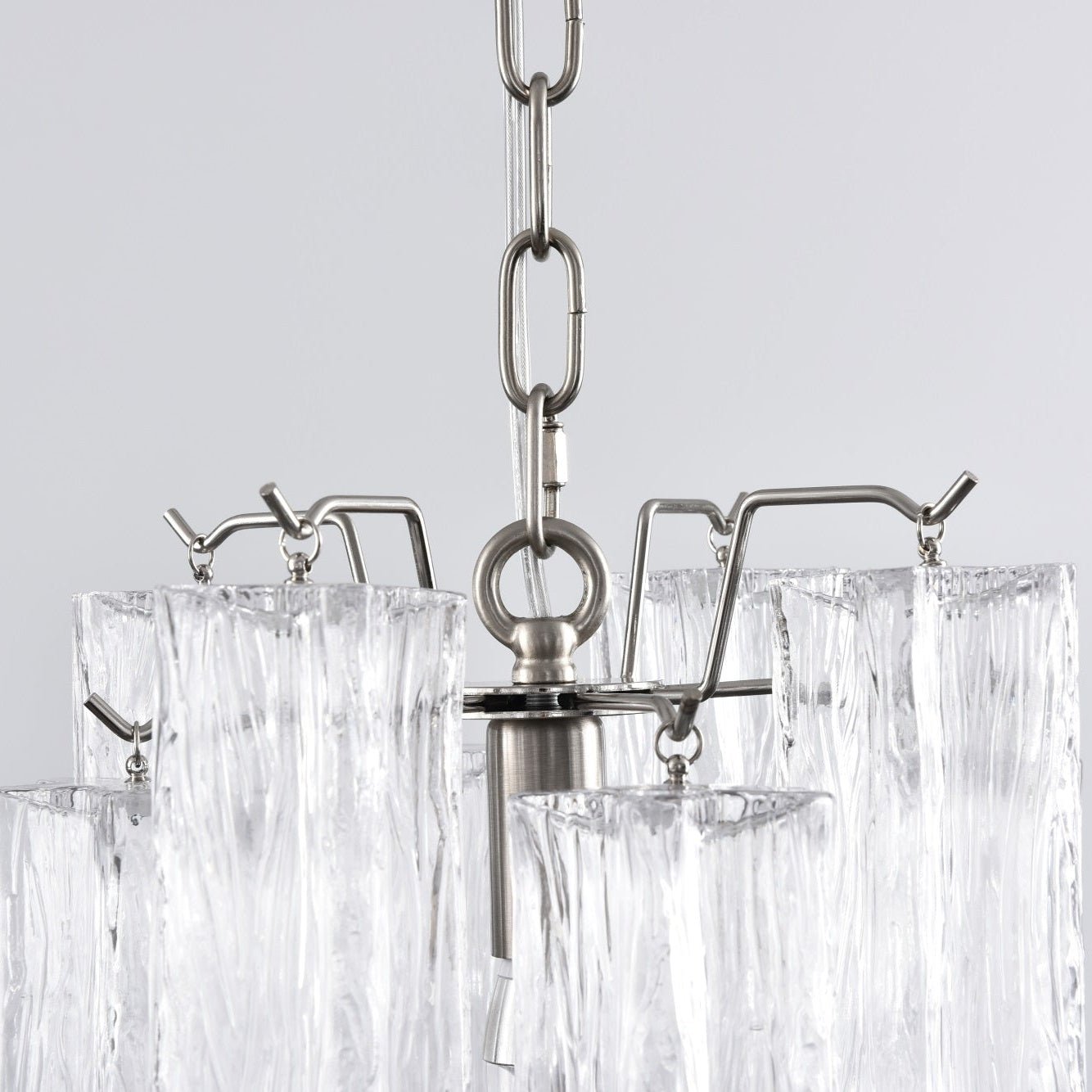 Lioroella Chandelier Pink Gradient Murano Glass