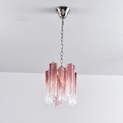 Lioroella Chandelier Pink Gradient Murano Glass