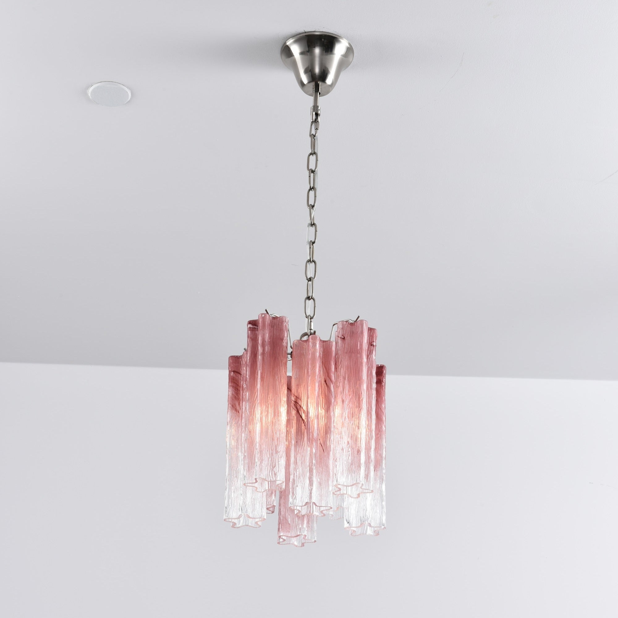 Lioroella Chandelier Pink Gradient Murano Glass