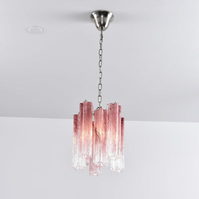 Lioroella Chandelier Pink Gradient Murano Glass