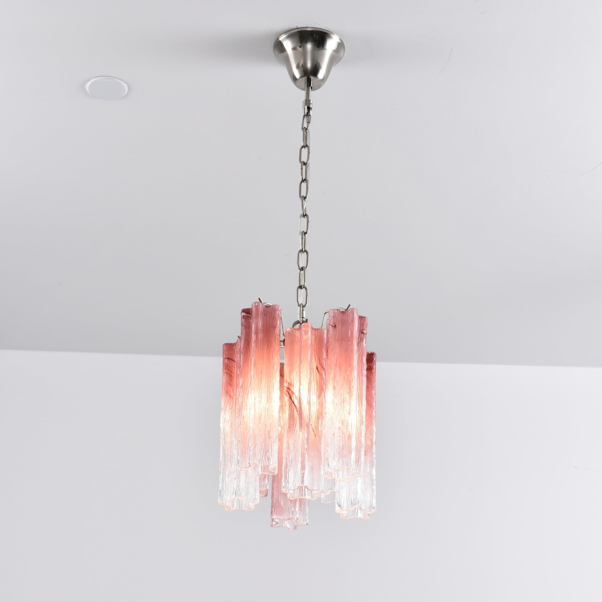Lioroella Chandelier Pink Gradient Murano Glass