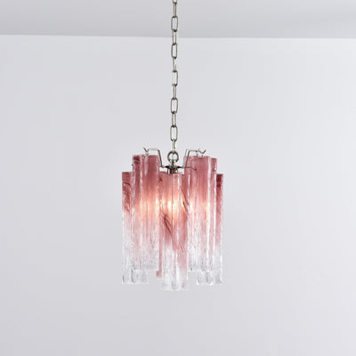 Lioroella Chandelier Pink Gradient Murano Glass