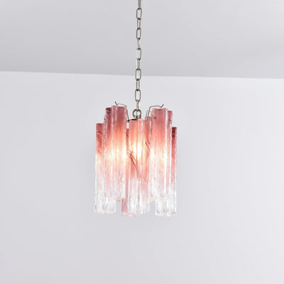 Lioroella Chandelier Pink Gradient Murano Glass