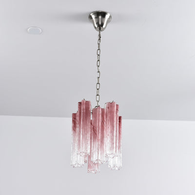 Lioroella Chandelier Pink Gradient Murano Glass