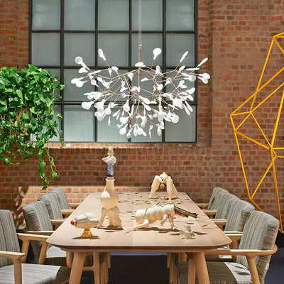 Auroreon Chandelier Rose Gold Firefly LED Branch